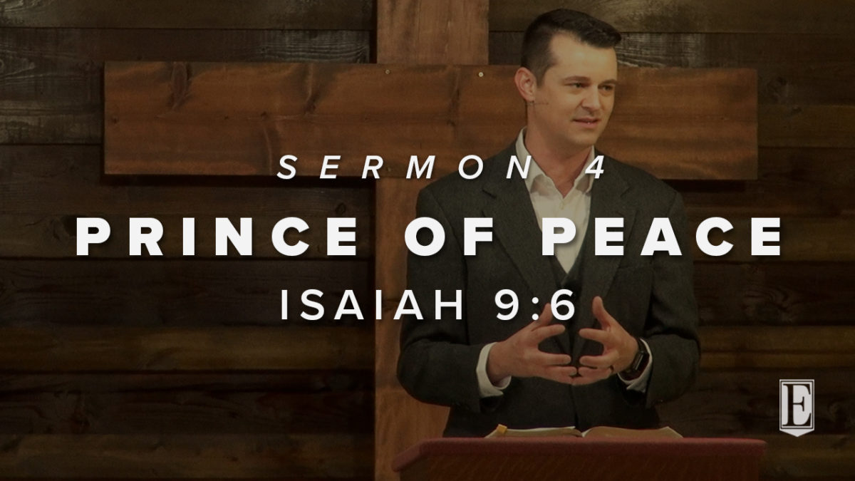 PRINCE OF PEACE: Isaiah 9:6