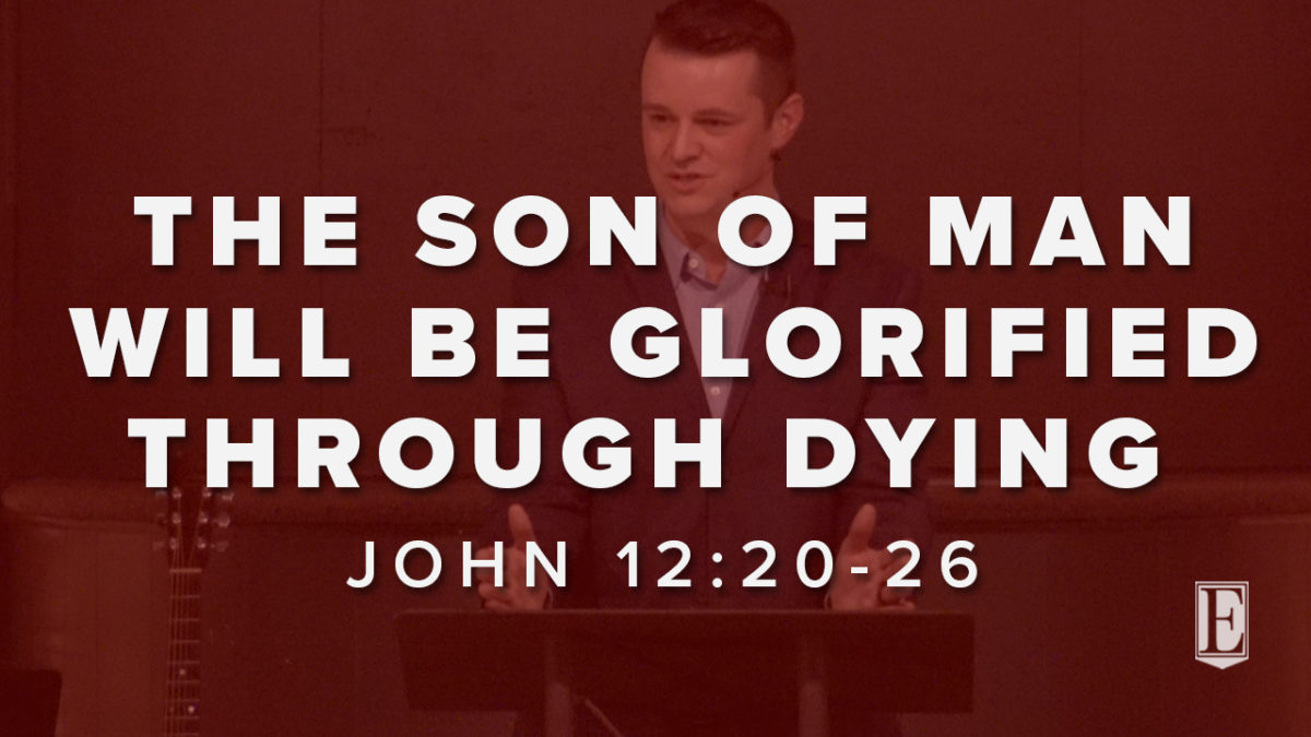 THE SON OF MAN WILL BE GLORIFIED BY DYING: John 12:20-26